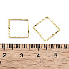 Brass Beads Frames KK-M288-01G-D-3