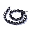 Natural Shungite Beads Strands G-L505-41-2