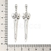 Tibetan Style Alloy Big Pendants FIND-G078-32B-AS-3
