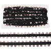 5 Yards Paillette with Glass Seed Bead Ribbons OCOR-BC0007-67A-1