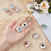 10Pcs 5 Colors Alloy Shank Buttons FIND-GF0009-17-6