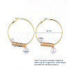 (Jewelry Parties Factory Sale)Brass Hoop Earrings EJEW-JE03939-2