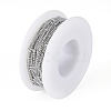 Tarnish Resistant 304 Stainless Steel Curb Chains CHS-G011-03P-01-3