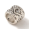 Tibetan Style Alloy European Beads TIBEP-L021-37AS-2