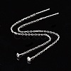 925 Sterling Silver Ear Stud Findings STER-I014-03S-3