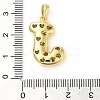 Brass Micro Pave Cubic Zirconia Pendants KK-E061-03G-10-3