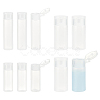 BENECREAT 10Pcs 3 Styles PE Plastic Empty Refillable Flip Cap Bottles MRMJ-BC0003-41-1