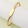 304 Stainless Steel Cuff Bangles BJEW-D408-31G-1