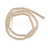 Electroplate Glass Beads Strands GLAA-B023-01A-01-2