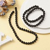 Natural Lava Rock Round Beads Strands G-YW0002-08-6