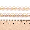 Baking Painted Pearlized Glass Pearl Round Bead Strands PEAR-H019-02C-07-2