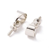Brass Ice Pick and Pinch Bails X-PJ-TAC0001-21P-3