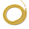 Spray Painted Non-magnetic Synthetic Hematite Beads Strands G-R468-02A-11-2