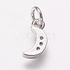 Brass Cubic Zirconia Pendants KK-P134-15P-2