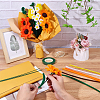 DIY Sunflower Twist Stick Making Kits AJEW-SC0032-03-5