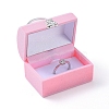 Lady Bag with Bear Shape Velvet Jewelry Boxes VBOX-L002-E03-4