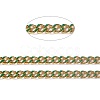 Golden Brass Enamel Curb Chain CHC-H103-07D-G-2