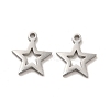 Non-Tarnish 304 Stainless Steel Charms X-STAS-M089-57P-1