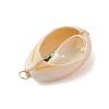 6Pcs 6 Styles Natural Cowrie Shell & Glass Seed Beads Pendants PALLOY-JF02759-04-5