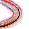 Pandahall 10 Strands 10 Colors Transparent Gradient Color Glass Beads Strands GLAA-TA0001-56-9