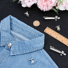 Alloy Cufflinks & Tie Clips Sets AJEW-WH0886-09B-4