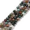 Natural Indian Agate Beads Strands G-E571-24A-1