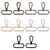 10Pcs 5 Colors Zinc Alloy Swivel Clasps FIND-HY0003-09-1