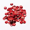 Plastic Paillette Beads PVC-A001-4mm-07-1