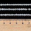 Natural White Topaz Beads Strands X-G-P627-3mm-02-5