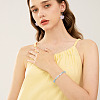 8Strands 8 Colors Anti-Tarnish Electroplate Glass Beads Strands GLAA-TA0003-79-8