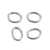 Tarnish Resistant 304 Stainless Steel Open Jump Rings X-STAS-F221-40P-G-2