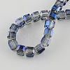 Electroplate Glass Bead Strands X-EGLA-R064-6mm-05-2