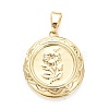 Brass Locket Pendants X-KK-P199-07G-2