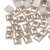 ABS Plastic Imitation Pearl Cabochons SACR-R748-6x6mm-Z49-1
