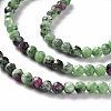 Natural Ruby in Zoisite Beads Strands G-S362-109B-3