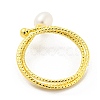 Natural Pearl Finger Ring RJEW-H220-30G-3