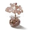 Natural Strawberry Quartz Chips Tree Decorations DJEW-Z007-02B-1