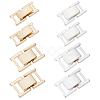 16Pcs 4 Styles Brass Watch Band Clasps KK-SC0005-97-1