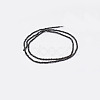Natural Black Spinel Beads Strands G-E351-01-2