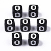 Opaque Acrylic Beads X-SACR-N002-01O-2