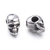 Halloween 304 Stainless Steel European Beads STAS-F243-43AS-2