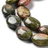 Natural Unakite Beads Strands G-L164-A-33-4