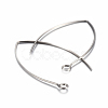Tarnish Resistant 304 Stainless Steel Earring Hooks STAS-F191-02P-A-2