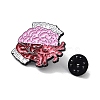 Dont's Think Feel It Brain Alloy Enamel Pin Broochs JEWB-C029-07C-EB-3