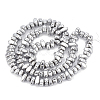 Electroplate Non-magnetic Synthetic Hematite Beads Strands X-G-T061-102O-2