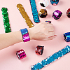 Mermaid Slap Bracelets BJEW-TA0003-01-9