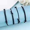Waxed Cord Bracelet Making AJEW-JB00013-02-4