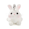 Opaque Resin Pendants RESI-Z014-01I-1