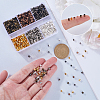 1200pcs 6 Colors Brass Crimp Beads KK-SP0002-29-3