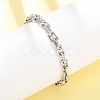 304 Stainless Steel Cable Chain Bracelets for Women Men BJEW-F529-04P-2